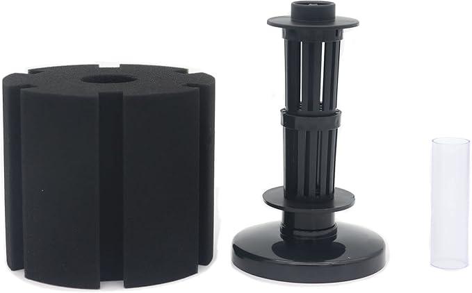 ALEGI 2 Pcs Large Sponge Filter Kit with Airline Tubing, Air Pump Valves, Suction Cups for 125 Gallon Tank-PurrikoPets
