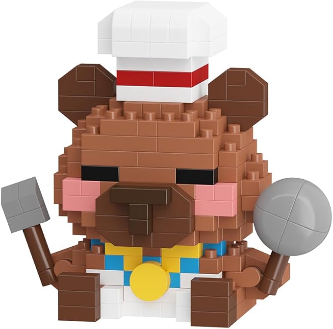 Gold Medal Baking Cute Capybara Baking Bread Series Mini Building Toy Kawaii Animals Set Micro Adorable Pet Buildings Small Bricks Gifts Toys-PurrikoPets