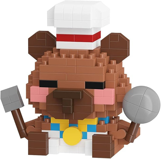 Gold Medal Baking Cute Capybara Baking Bread Series Mini Building Toy Kawaii Animals Set Micro Adorable Pet Buildings Small Bricks Gifts Toys-PurrikoPets