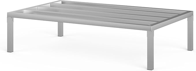 30 in X 48 in. Aquarium Stand | Industrial Style Aluminum Fish Tank Base with Open Frame Design-PurrikoPets