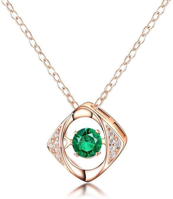 14K Gold/18K Gold Emerald Necklace with Evil Eye Pendant, Protective Jewelry Accessory for Fashion Forward Women