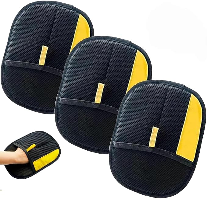 3pcs Glove for Pet Hair Removal, Efficient Grooming for Pet Hair, Cats & Dogs Grooming for Hair Removal-PurrikoPets