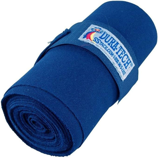 Dura-Tech Standing Wraps for Horses | Color Royal | Optimal Comfort & Support | Ideal for Post-Exercise & Trailering | Right Tension Application | Secure Closure-PurrikoPets