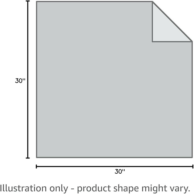 gogobunny 100% Double-Sided Waterproof Dog Bed Cover Pet Blanket Sofa Couch Furniture Protector for Puppy Large Dog Cat, Reversible (30x30 Inch (Pack of 1), Dark Beige/Light Beige)-PurrikoPets