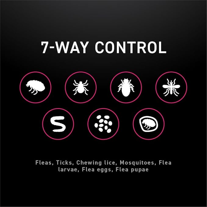 Flea and Tick Prevention for Cats, Repellent, and Control, Fast Acting Waterproof Topical Drops for Cats Over 3.5 lbs, 6 Month Dose-PurrikoPets