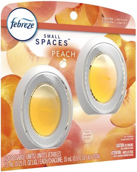 Febreze Small Spaces Air Freshener Peach, .25 fl oz, 2 Pk-PurrikoPets