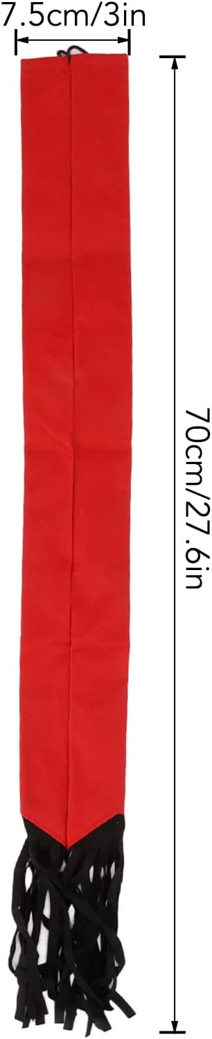 GLOGLOW Horse Tail Bag, Design Horse Tail Guard with Fringe for Keep Tail and Protected (Red)-PurrikoPets