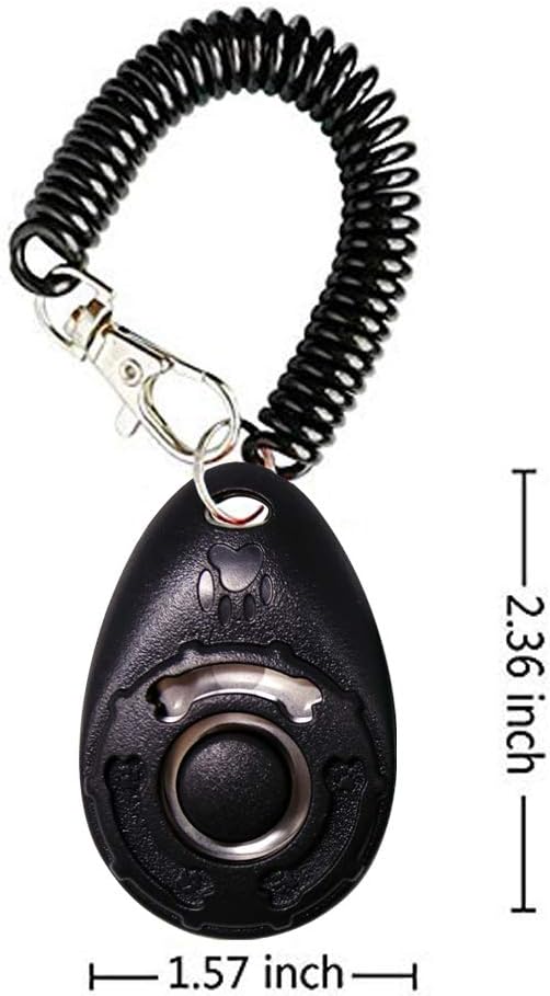 Dog Training Clicker with Wrist Strap - OYEFLY Durable Lightweight Easy to Use, Pet Training Clicker for Cats Puppy Birds Horses. Perfect for Behavioral Training 4-Pack (4colour)-PurrikoPets