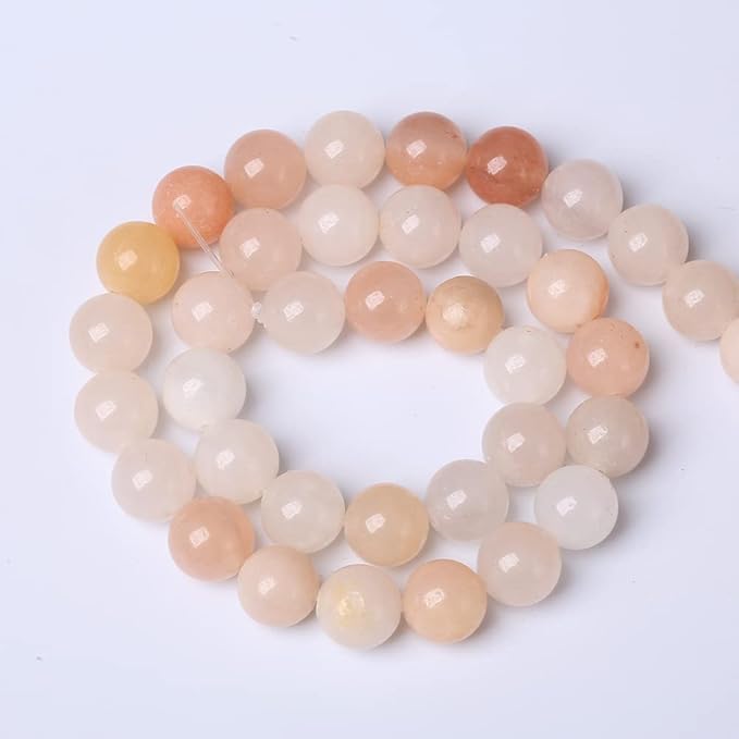 90PCS 4mm Natural Pink Aventurine Gemstone Beads Round Loose Spacer Stone Beads for Jewelry Making DIY Bracelet Necklace Materials 15" (Pink Aventurine, 4mm)