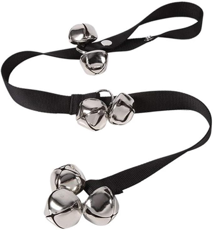 Dog Doorbells for Potty Training/Door Knob/Go Outside, Premium Quality Dog Bells, 7 Extra Large Loud 1.4 DoorBells, Adjustable Door Bell, Training Your Puppy The Easy Way-PurrikoPets