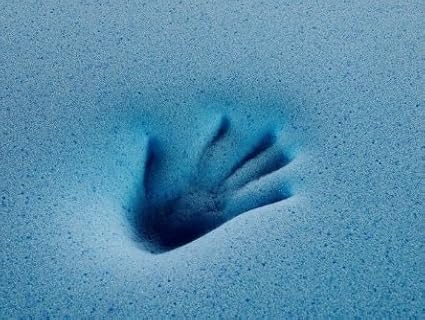 Dogbed4less Orthopedic Small Medium Gel Memory Foam Pet Bed with Washable Denim Cover, Waterproof Liner and Extra External Case 35X20X4 Inch-PurrikoPets