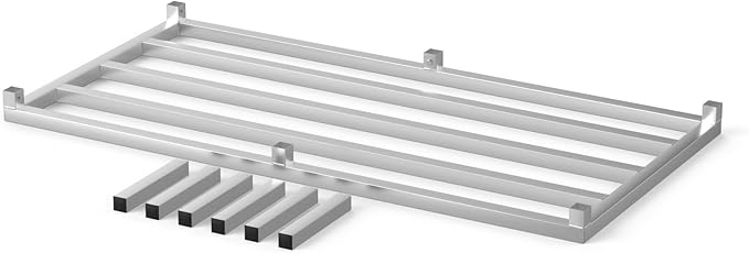 30 in X 60 in. Aquarium Stand | Industrial Style Aluminum Fish Tank Base with Open Frame Design-PurrikoPets