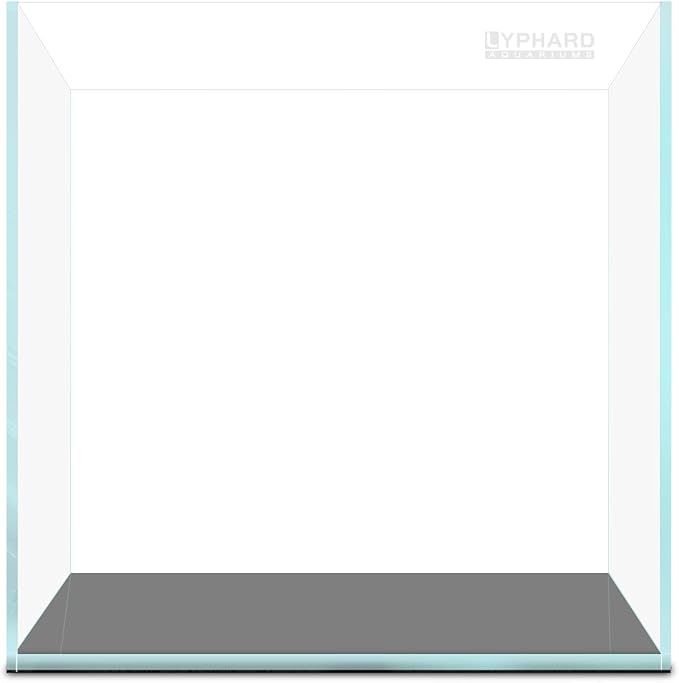 21 Gallon Rimless Aquarium Tall Tank, Ultra Clear Low Iron Big Fish Tank, L15.8×W15.8×H19.7 Glass Thickness 6mm with EVA Foam Leveling Mat-PurrikoPets