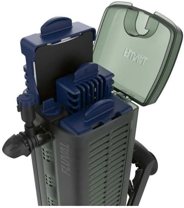 Fluval U4 Underwater Filter, Freshwater and Saltwater Aquarium Filter, A480,Black-PurrikoPets