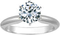 1 to 5 Carat LAB GROWN Solitaire IGI CERTIFIED Diamond Engagement Ring (E-F Color VS2-SI1 Clarity)