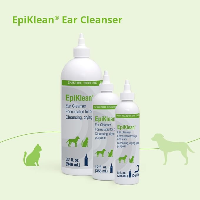 EpiKlean Ear Cleanser for Dogs and Cats, 12 oz-PurrikoPets
