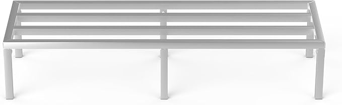 20 in X 60 in. Aquarium Stand | Industrial Style Aluminum Fish Tank Base with Open Frame Design-PurrikoPets