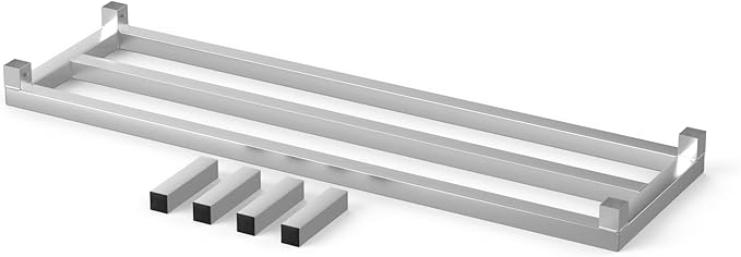 14 in X 48 in. Aquarium Stand | Industrial Style Aluminum Fish Tank Base with Open Frame Design-PurrikoPets