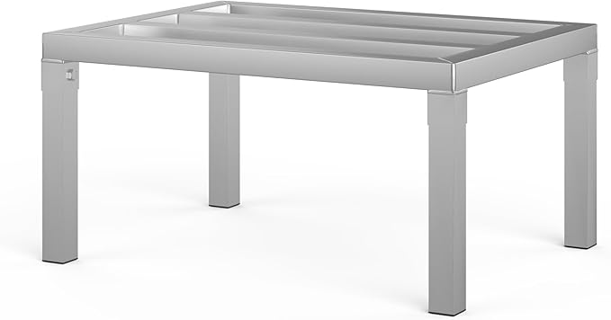 18 in X 24 in. Aquarium Stand | Industrial Style Aluminum Fish Tank Base with Open Frame Design-PurrikoPets