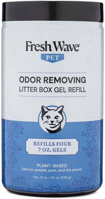 Fresh Wave Odor Removing Litter Box Jumbo Gel, 30 oz. | Safer Pet Odor Eliminator for Home and Litter Box Area-PurrikoPets