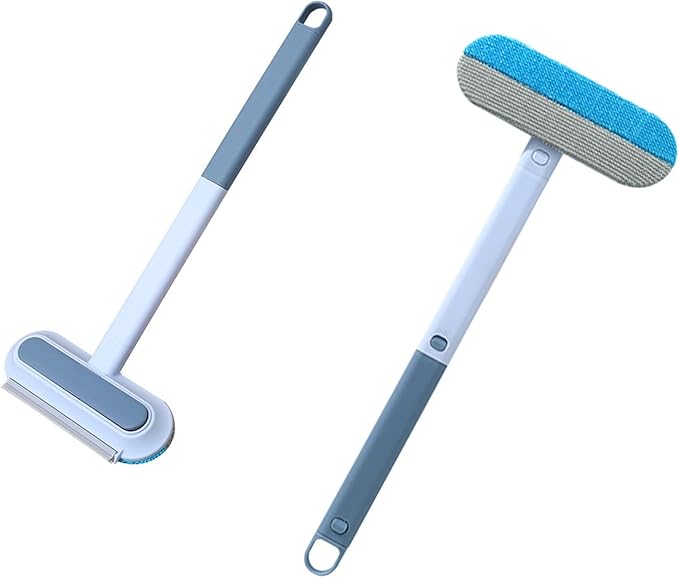 Dog Hair Remover for Couch Reusable Pet Hair Remover Brush 23in Long Handle for Furniture, Couch, Carpet, Clothes-PurrikoPets