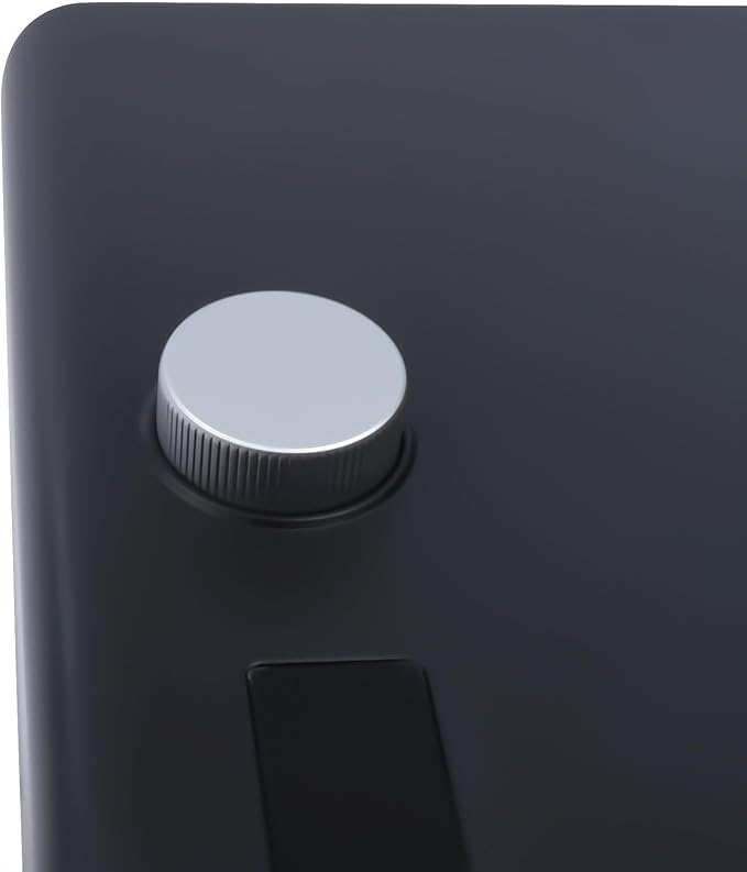 1.5 Gallon Fish Tank Starter Kits, Low Noise Betta Fish Tank with Fil-TER LED Light Submersible Pu-mp, Glass Small Fish Tank Smart Aquarium kit with Dimmer Button Water Temperature Display-PurrikoPets