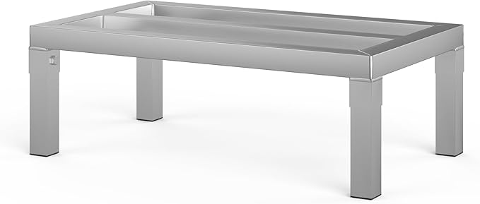 14 in X 24 in. Aquarium Stand | Industrial Style Aluminum Fish Tank Base with Open Frame Design-PurrikoPets