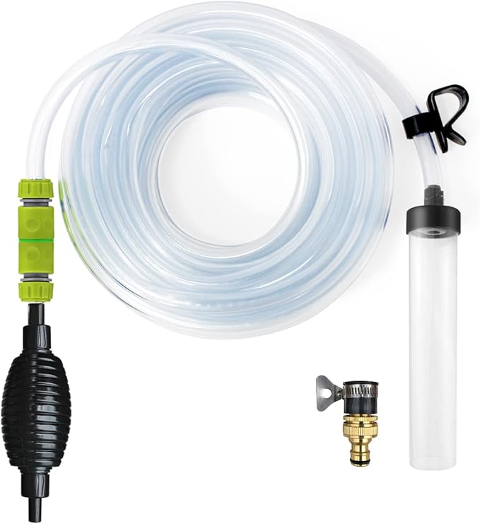 50ft Aquarium Water Changer Gravel & Sand Cleaner Fish Tank Siphon Cleaning Tools-PurrikoPets