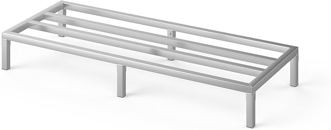 24 in X 60 in. Aquarium Stand | Industrial Style Aluminum Fish Tank Base with Open Frame Design-PurrikoPets