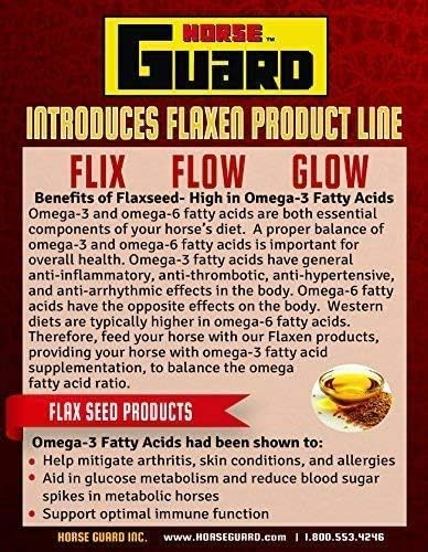Glow 40 lb, Aids in Weight Gain for Horses and Improves Coat and Condition, High in Omega-3’s-PurrikoPets