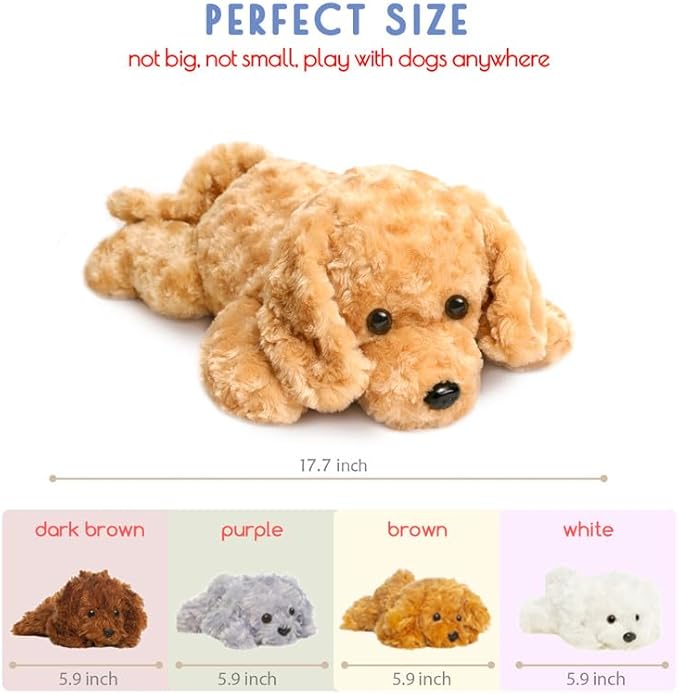 5 Pieces Dog Stuffed Animals for Girls,1 Mommy Dog with 4 Babies,Puppy Stuffed Animals Gifts for Girls 3 4 5 6 7 8 9 Years,Soft Plush Toys for Kids Christmas,Valentine's,Birthday,Children's Day-PurrikoPets
