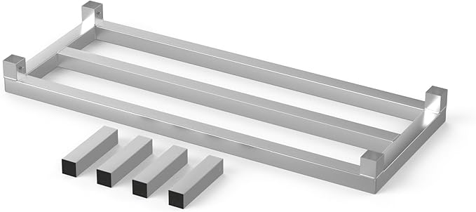 14 in X 36 in. Aquarium Stand | Industrial Style Aluminum Fish Tank Base with Open Frame Design-PurrikoPets