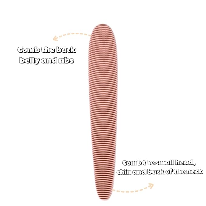 2Pcs Cat Tongue Comb, Pet Grooming Brush, Hair Massage Tool for Cats, Suitable for Short-haired, Long-haired, Kittens, Pet Cleaning Supplies-PurrikoPets