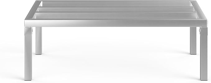 24 in X 36 in. Aquarium Stand | Industrial Style Aluminum Fish Tank Base with Open Frame Design-PurrikoPets