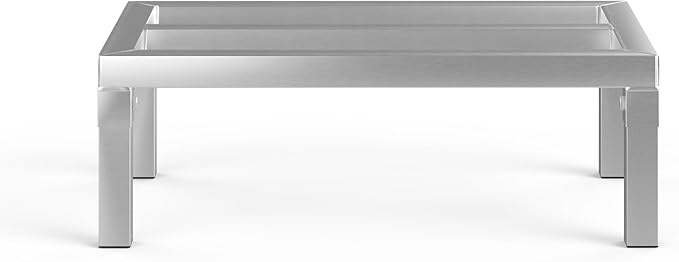 14 in X 24 in. Aquarium Stand | Industrial Style Aluminum Fish Tank Base with Open Frame Design-PurrikoPets