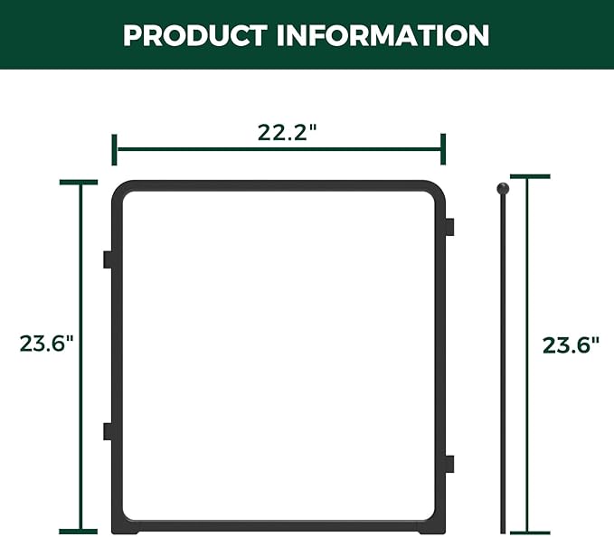 FXW Homeplus Unleashed Indoor Dog Playpen - Stress-Free and Safe Play, Heavy Duty 24 Inch 2 Acrylic Panels Dog Pen for Puppy and Small Dogs, Black│Patented-PurrikoPets