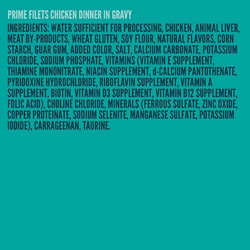 A Strong Heart Canned Wet Cat Food, Prime Filets Chicken Dinner in Gravy - 5.5 oz Cans (Pack of 24), Made in The USA with Real Chicken-PurrikoPets