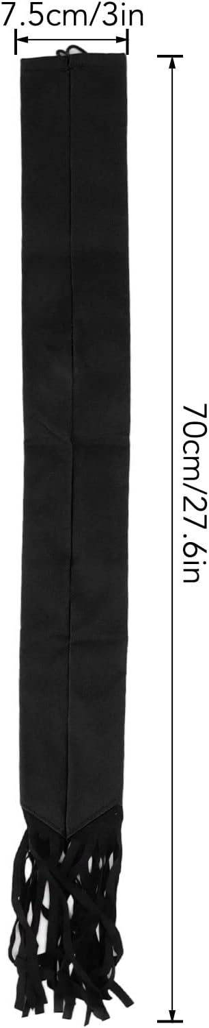 GLOGLOW Horse Tail Bag, Design Horse Tail Guard with Fringe for Keep Tail and Protected (Black)-PurrikoPets