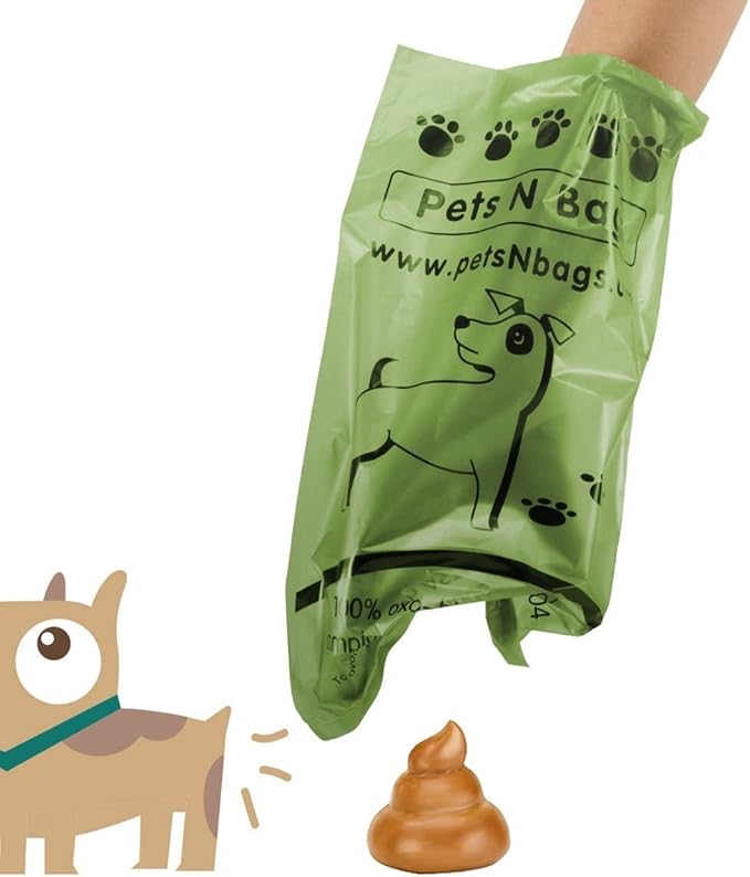 Dog Poop Bags, Dog Waste Bags, Biodegradable Unscented Refill Rolls, Includes Dispenser-PurrikoPets