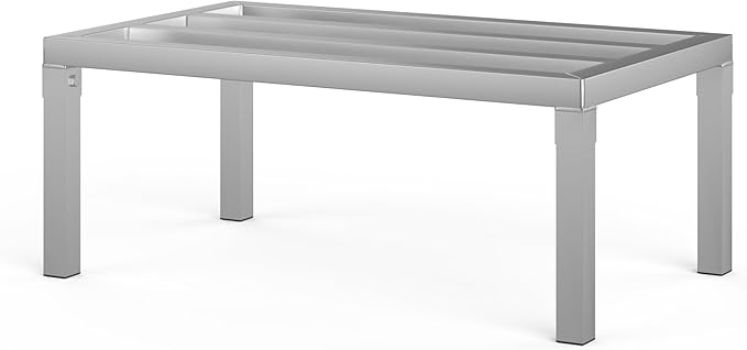 18 in X 30 in. Aquarium Stand | Industrial Style Aluminum Fish Tank Base with Open Frame Design-PurrikoPets