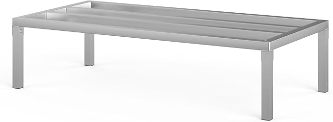 24 in X 48 in. Aquarium Stand | Industrial Style Aluminum Fish Tank Base with Open Frame Design-PurrikoPets