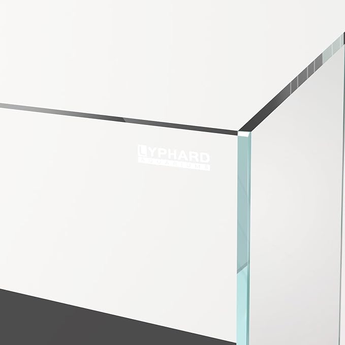 33 Gallon Cube Rimless Aquarium, Ultra Clear Low Iron Large Fish Tank, L19.7×W19.7×H19.7 Glass Thickness 8mm with EVA Foam Leveling Mat-PurrikoPets