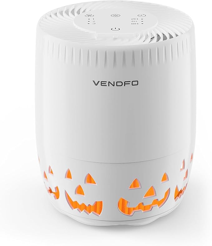 Air Purifiers for Home Bedroom up to 1076ft², True HEPA Air Filters Dust Pets Smoke Hair, 3 Fan Speeds Quiet, Timer Settings, Rechargeable Air Cleaner Office, Bedroom, Pets, Car-PurrikoPets