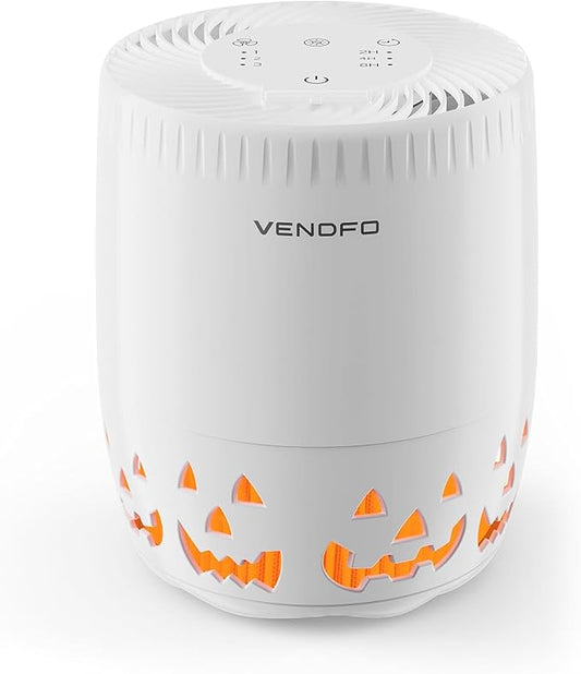 Air Purifiers for Home Bedroom up to 1076ft², True HEPA Air Filters Dust Pets Smoke Hair, 3 Fan Speeds Quiet, Timer Settings, Rechargeable Air Cleaner Office, Bedroom, Pets, Car-PurrikoPets