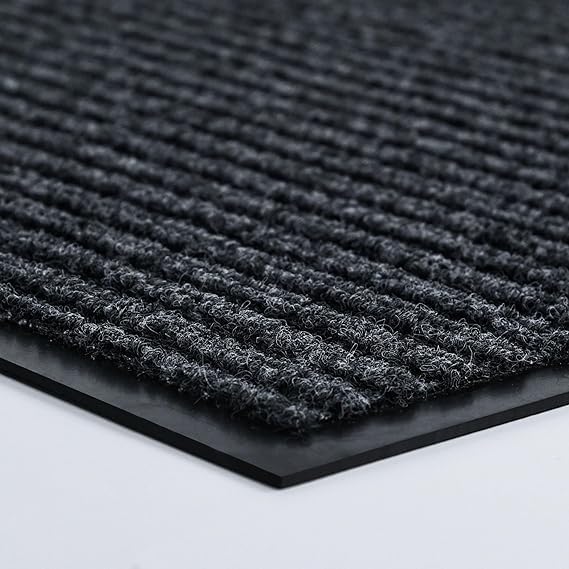 Front Door Mat Outside Entrance, 96" x 48" Sturdy Indoor Outdoor Mats for Entryway, Low Profile Welcome Doormat for Home Entrance, Non Slip Shoe Scraper Mat, Ideal for High Traffic Area-PurrikoPets