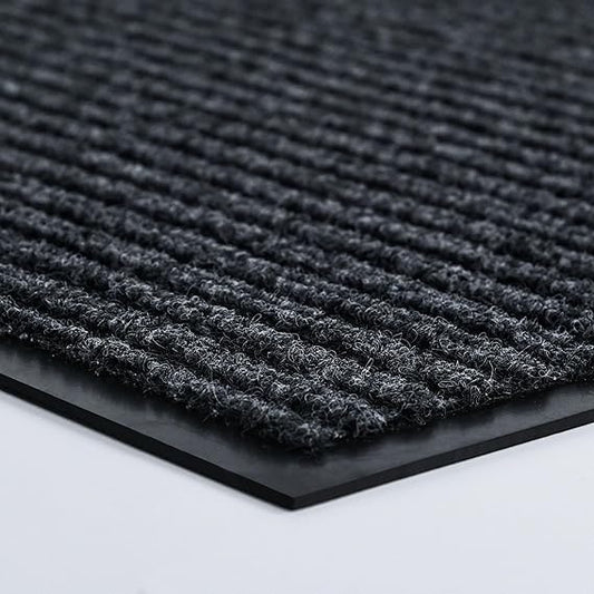 Front Door Mat Outside Entrance, 96" x 48" Sturdy Indoor Outdoor Mats for Entryway, Low Profile Welcome Doormat for Home Entrance, Non Slip Shoe Scraper Mat, Ideal for High Traffic Area-PurrikoPets