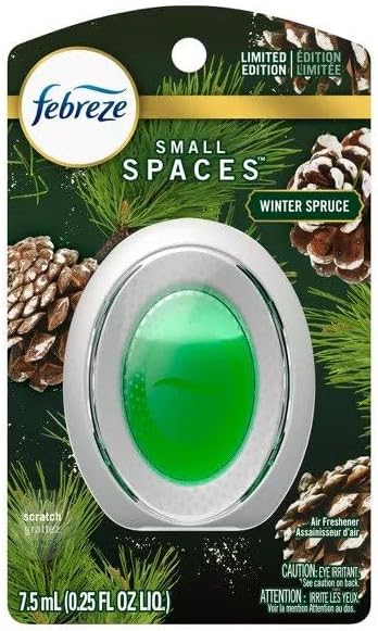Febreze Winter Spruce Limited Edition Small Spaces Air Freshener, 0.25 fl oz-PurrikoPets