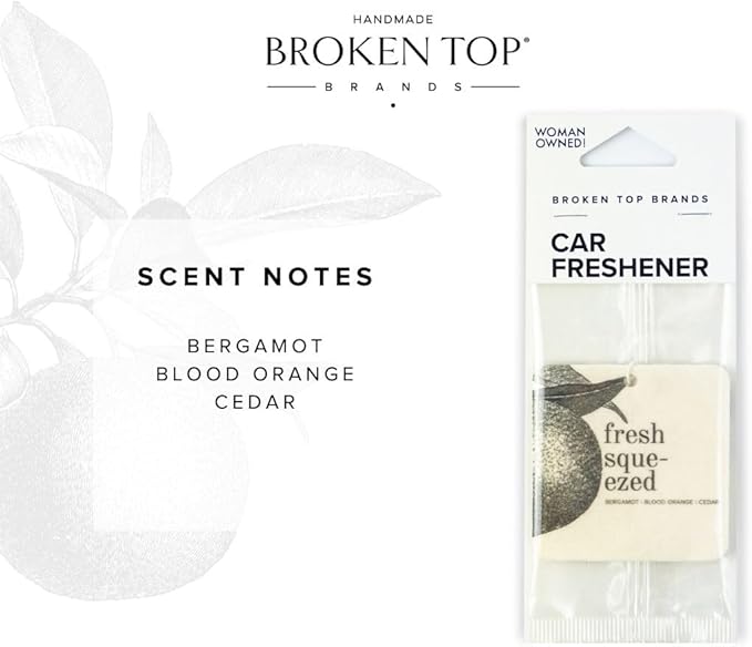 Fresh Squeezed Car Air Freshener - 4 Pack-PurrikoPets