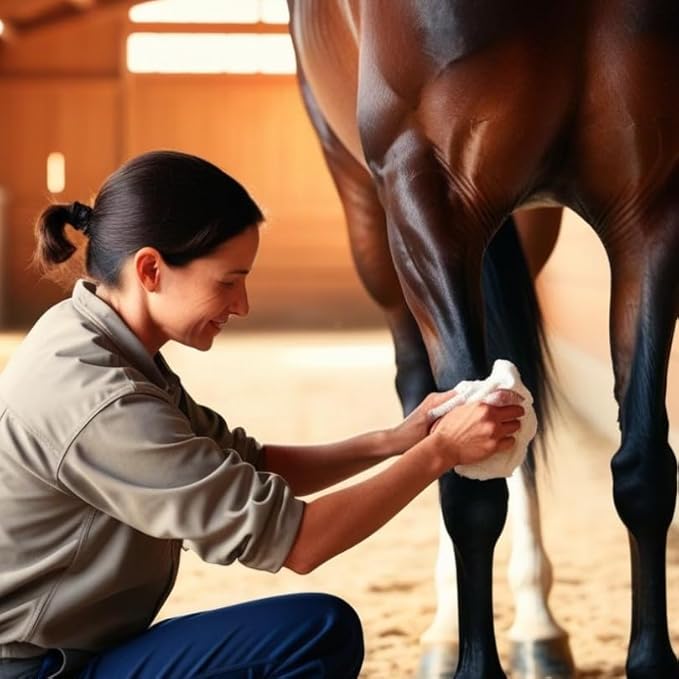 Elemental Equine Tendonel Freeze 16oz Liniment Rub for Horses - Soothe and Relax Tired Muscles While Providing Cooling Relief and Reduced Stiffness-PurrikoPets
