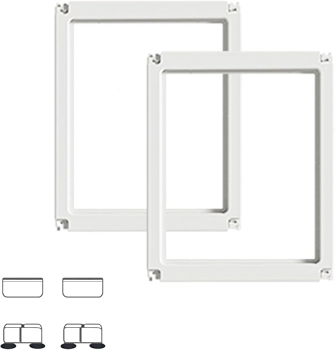 Acrylic Dog Playpen Suitable for Expanding Clear Dog Playpen Includes 2 I-Type Connectors and 2 Suction Cup Bases（30", 2PCS）-PurrikoPets